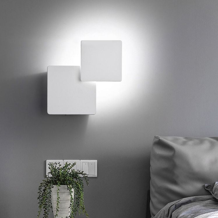 Minimalist LED Wall Mount Light Angle Adjustable Aluminium Wall Light for Bedroom