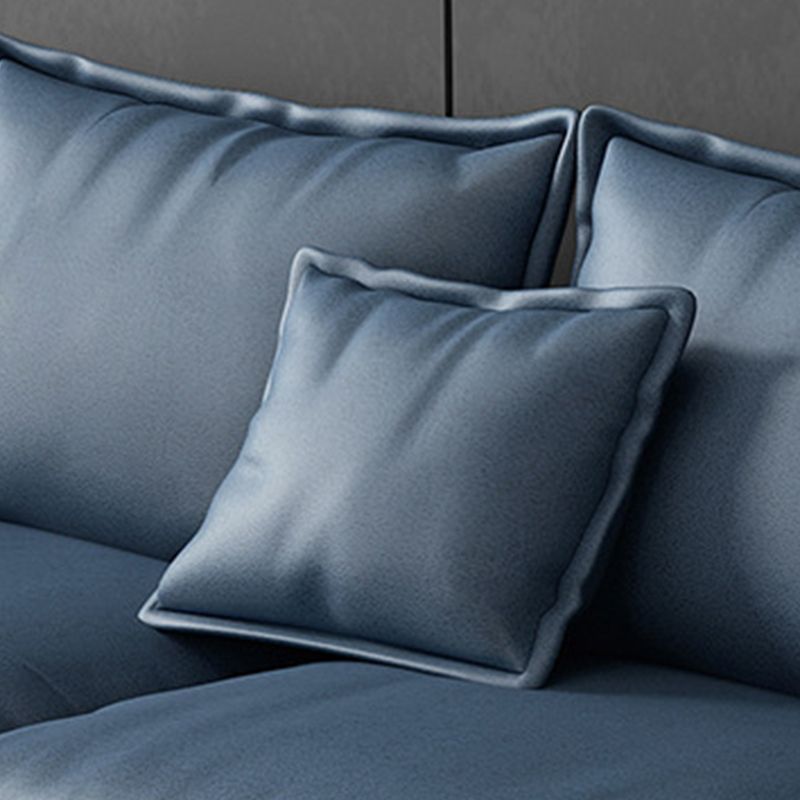 Scandinavian 4-seat Pillow Top Arm Sectional 37.4" High Sectional with 4 Pillows