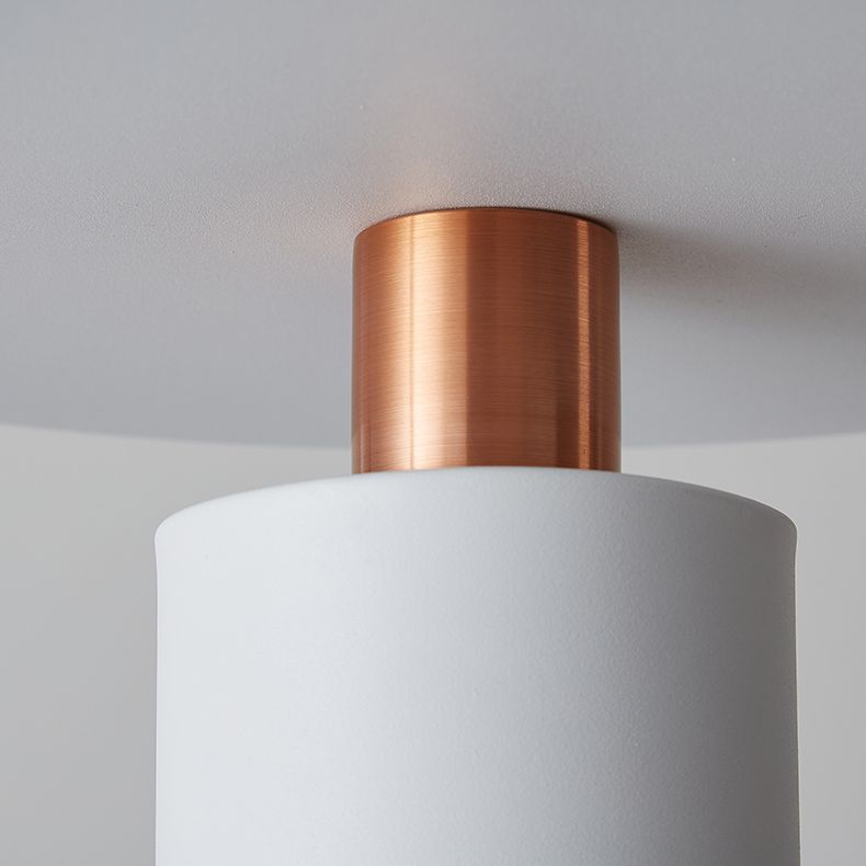 Smeedijzeren hanglamp in moderne artistieke stijl cilindrische binnenhangende lamp