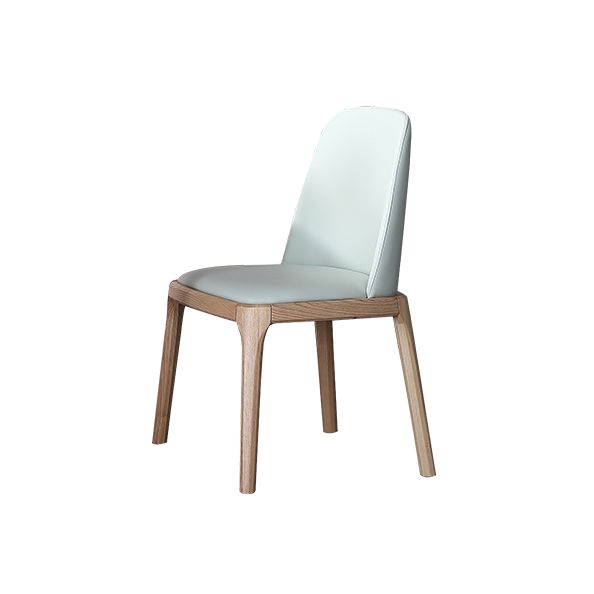 Modern White Slate Dining Set with Rectangle Table White Dining Set with 4 Legs Base