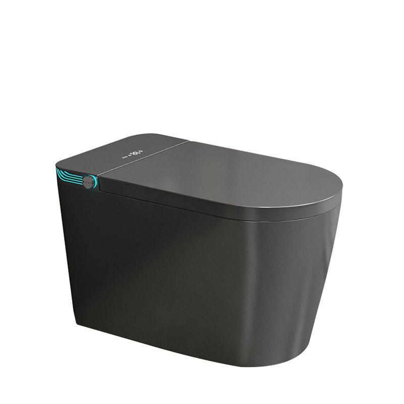 Modern Floor Mounted Flush Toilet Siphon Jet Urine Toilet with Heated Seat for Washroom