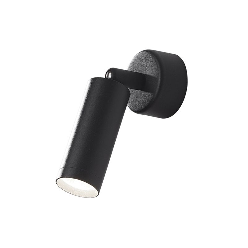 Half Cylinder Metal Reading Wall Light Modern 1 Light Wall Mount Light Fixture