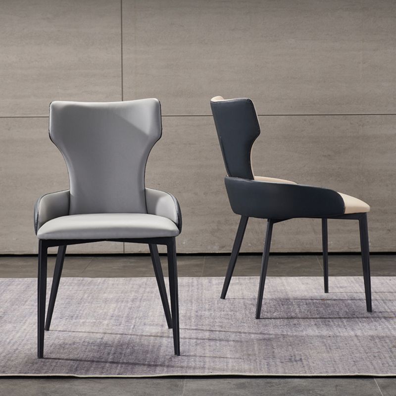 Wingback Arm Chair Contemporary Metal Indoor-Outdoor Room Chair