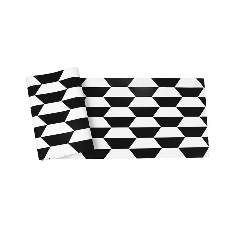 Kleurblok wanddecoratie voor woonkamer Harlequin behangrol in natuurlijke kleur, vlekbestendig