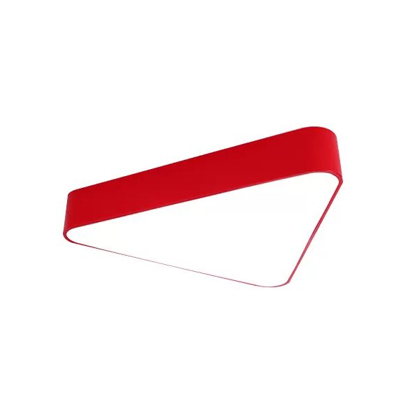 Slanke driehoekige LED-inbouwlamp van acrylmetaal in moderne stijl
