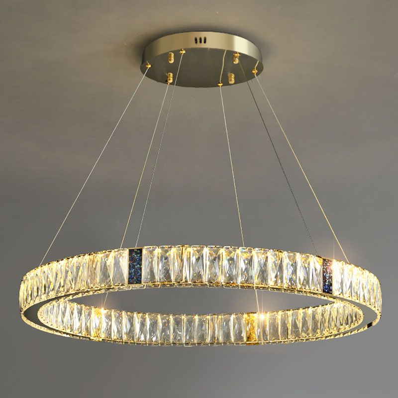 Modern Simple Light Luxury Style Led Hangende kroonluchter Licht voor woonkamer eetkamer