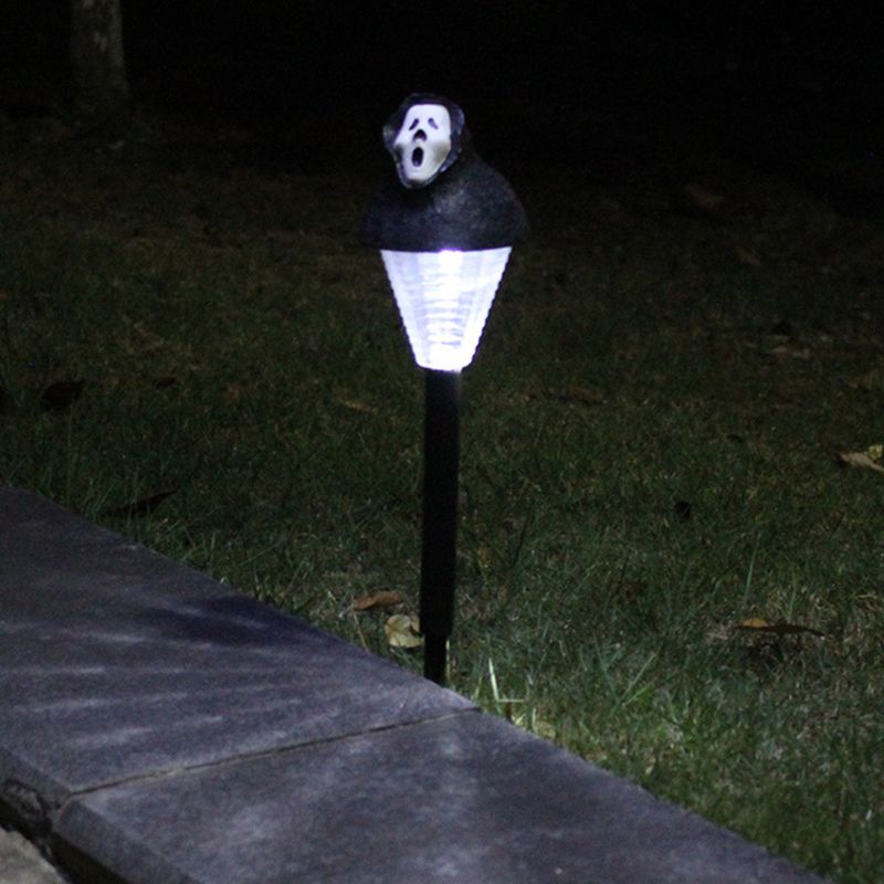 Ghost Courtyard Halloween LED Lawn Light Plastic Contemporary Solar Ground Lighting