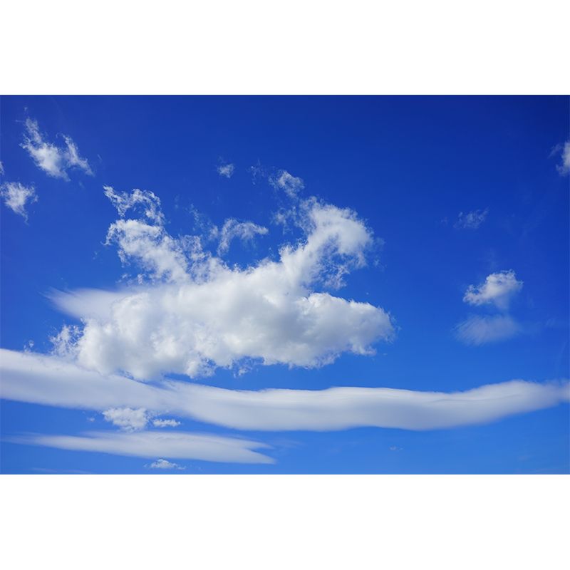 Modern Decorative Sky Scenery Wall Mural for Living Room, Moisture Resistant