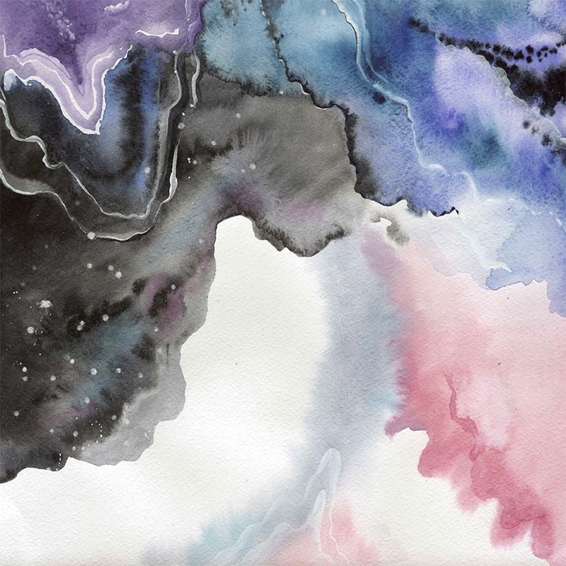 Non-Woven Decorative Wall Mural Modern Abstract Pattern Wall Covering, Custom Printed