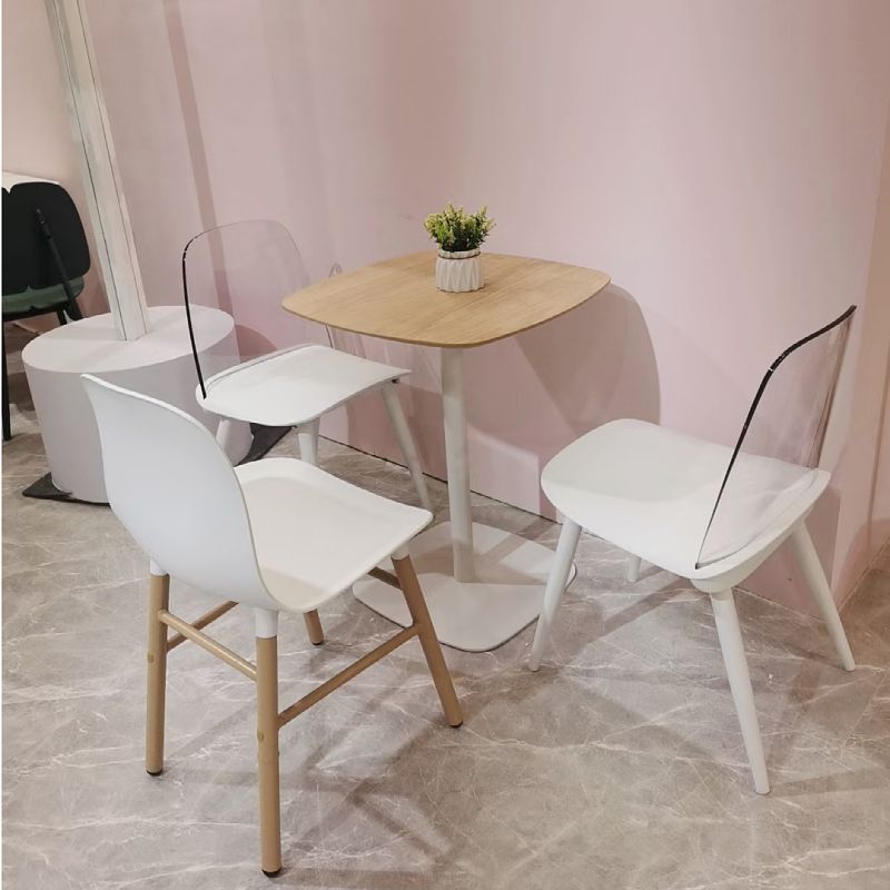 Chaises latérales tapissées à la maison de style moderne chaises de salle à manger latérales multicolores