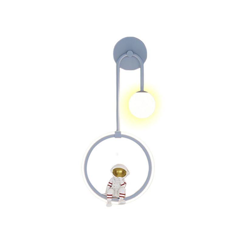 Metal Wall Mounted Lamp Modern LED Sconce Light Fixture for Kids Bedroom