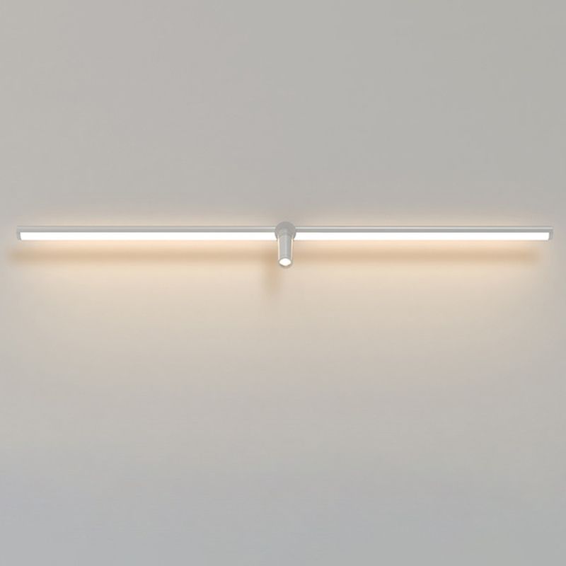 Moderne minimalistische stijl lineaire ijdelheid muur verlichting armaturen metaal 2 lichten ijdelheid lamp voor woonkamer
