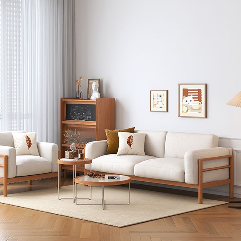 Divano posteriore sciolto in tessuto 32,68 "D x 59/66.93/78.74" W x 32.26 "divano a braccio quadrato H
