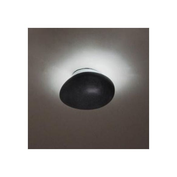 Forma del ciottola lampada da lampada con scarpa da lampada con applique per interni 4 "/9" LAD LED MODERNA MODERNA MODERNA IN NERO