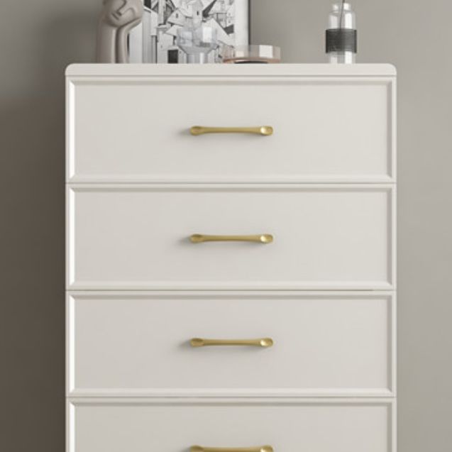 Contemporary Glam Storage Chest Birch Vertical Storage Chest Dresser for Bedroom