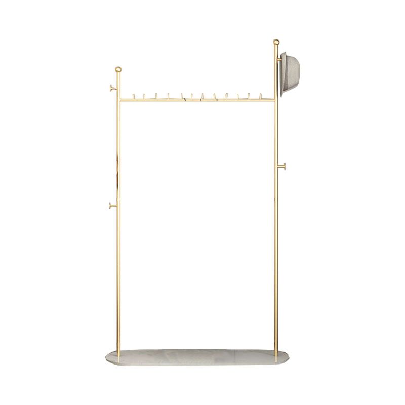 Gorgeous Coat Rack Designer Marble Bottom Metal Coat Rack with Storage