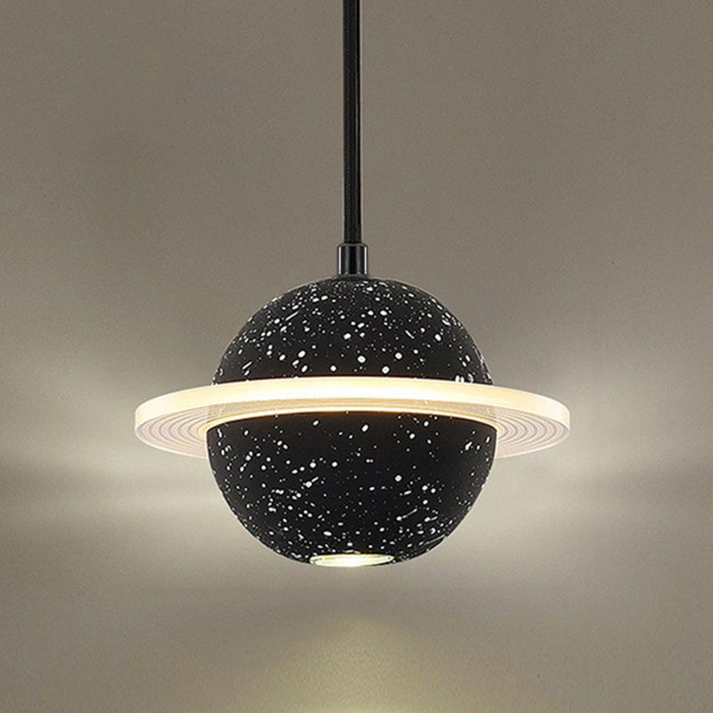 Global Stone Suspension Pendant Light Noordse stijl LED Pendant Light Kit voor slaapkamer