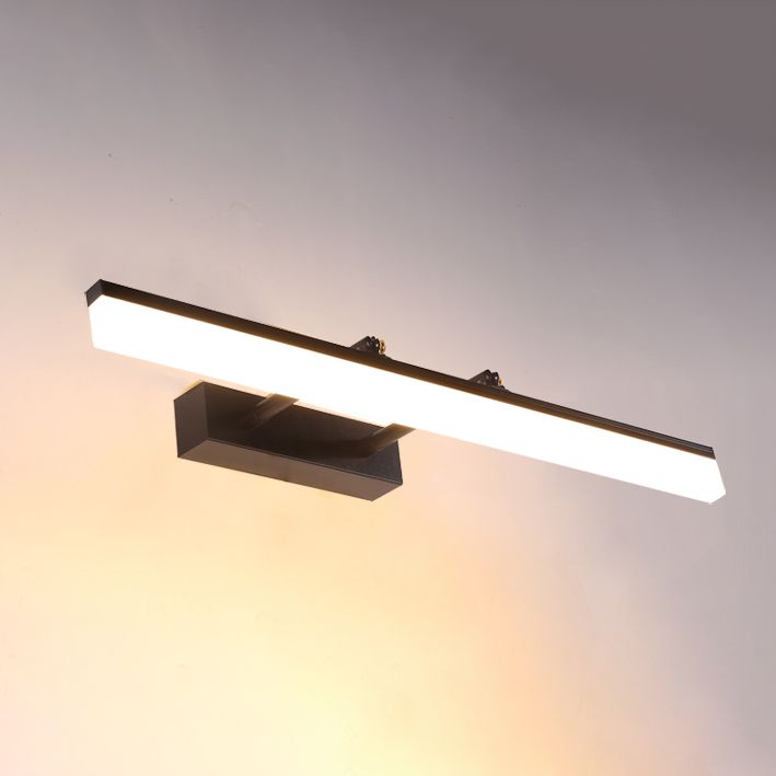 Mirrores minimalistas Dino de luz LED de pared con sombra acrílica para el baño