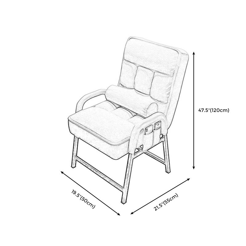 Canvas 19.6 "L  x 21.6"W x 47.2" H Convertible for Chair Living Room
