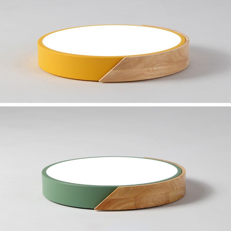 Circular Flush Mount Light Fixtures Modern Acrylic Flush Mount Lamp