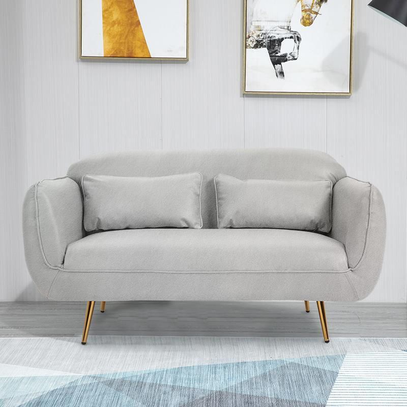 30.70" Wide Velvet Square Arm Sofa with Tight Back for Living Room