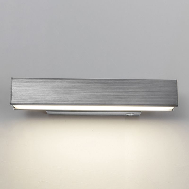 Square Shape Metal Wall Light Modern 1-Light Wall Mounted Light Fixture