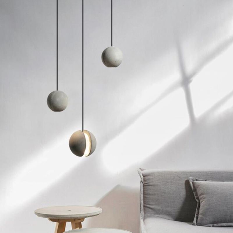 Modern Pendant Light Sferical Shape Appeding Light Freepurs per soggiorno