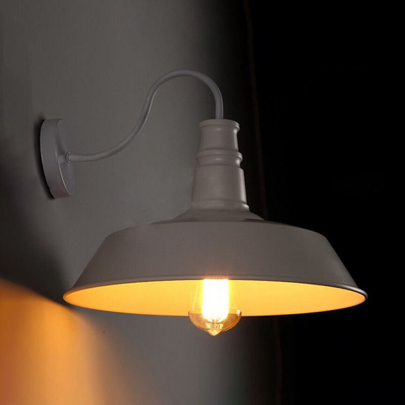 1 Light Metal Geometric Wall Lighting Fixtures Industrial Style Wall Mounted Light Fixture