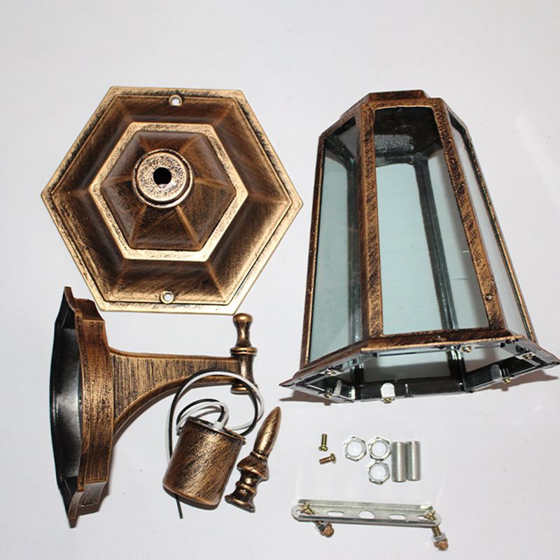 Metal Geometric Wall Light Sconces Industrial 1 Light Wall Mounted Lamp