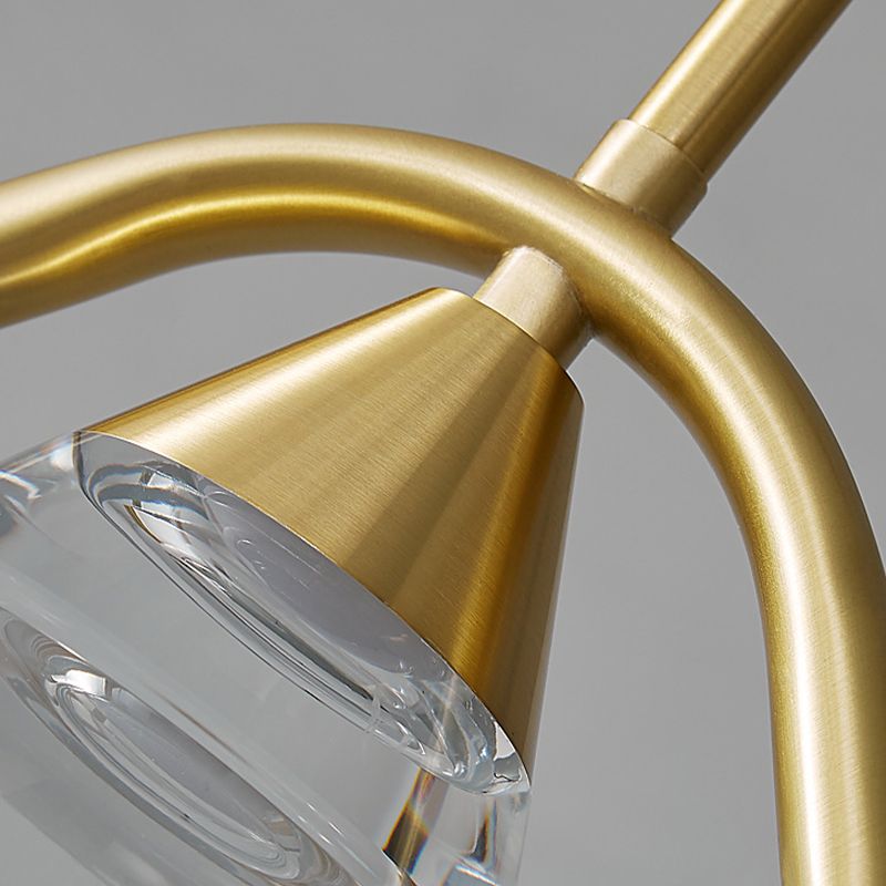 Cone et îlot Ball Light Minimaliste en verre treillis de verre