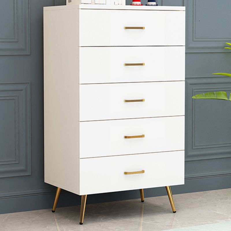 15.75" Wide Wood Accent Chest with Soft Close Drawers Scratch Resistant Chest
