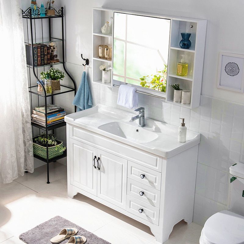 Modern Bathroom Vanity Set Wooden Freestanding Bathroom Vanity Set