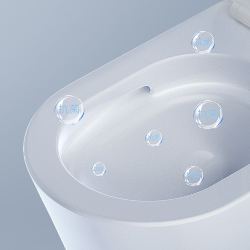 Modern Floor Mount Toilet Slow Close Seat Included Toilet Bowl for Bathroom