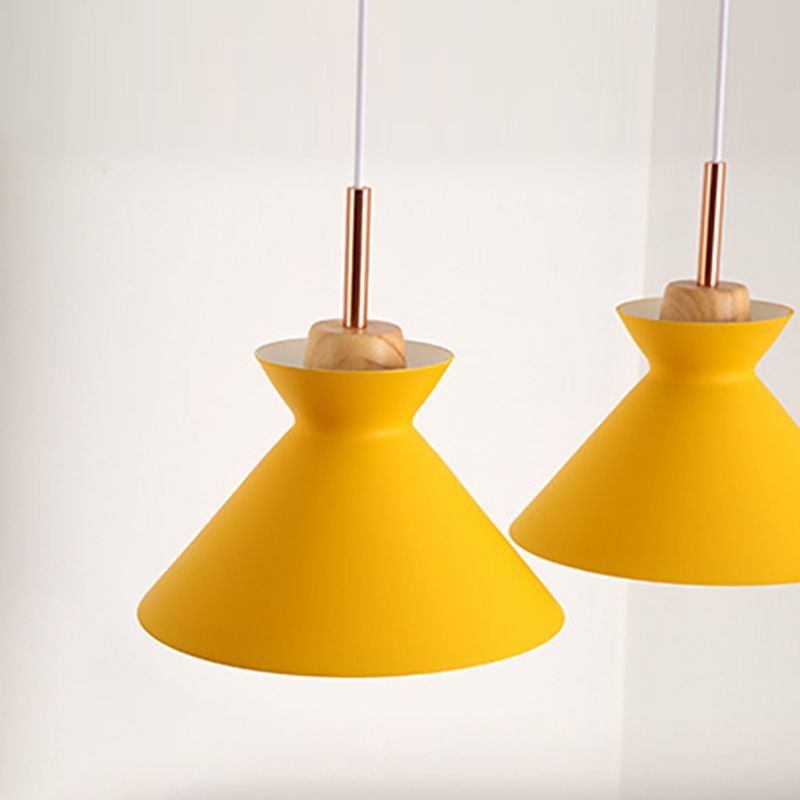 Macron Hanging Light Bowl Shape Single Light Metal Modern Pendant Light for Dinning Room