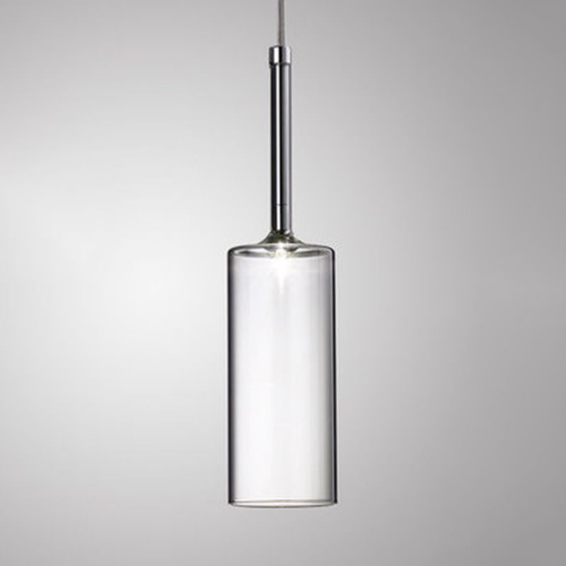Klares Glas Deckenleuchte Ding Room Schlafzimmer 1 Licht modernes hängendes Licht