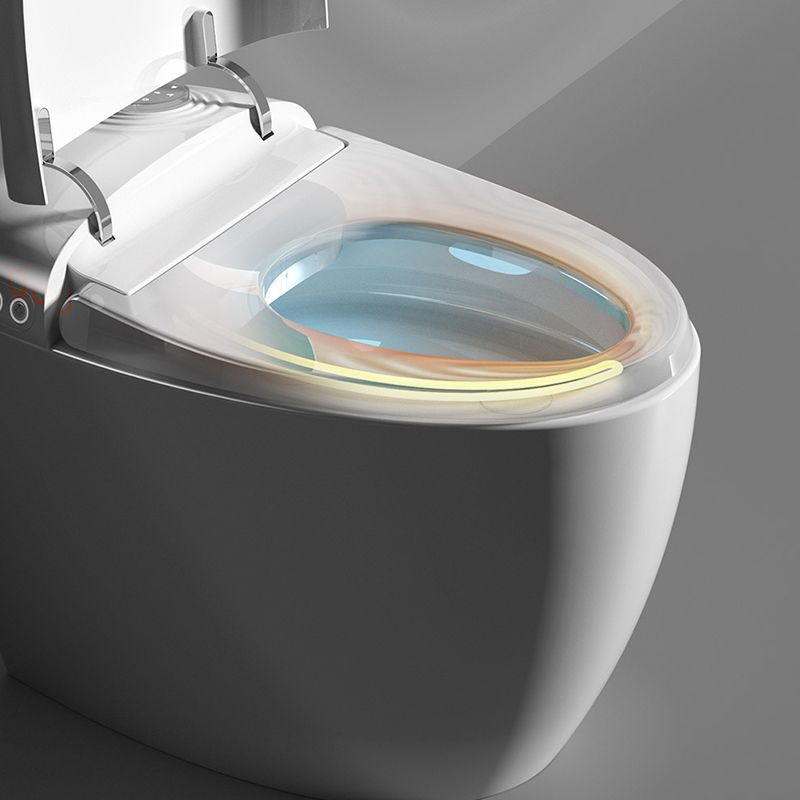 Round Antimicrobial Toilet Seat Bidet Ceramic White Vitreous China Bidets