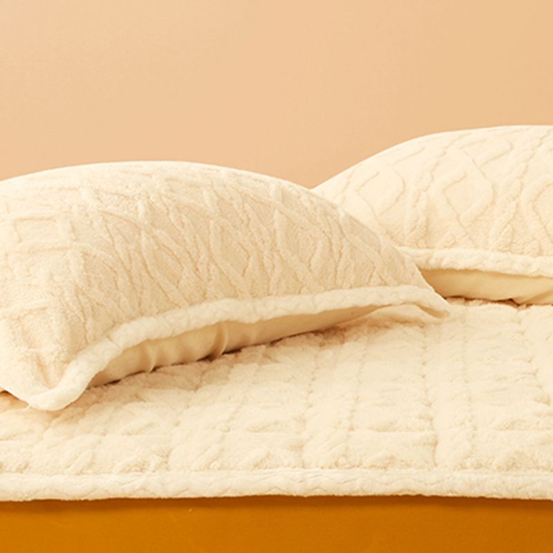 Jacquard Non-Pilling Sheet Polyester Solid Color Ultra-Soft Breathable Sheet
