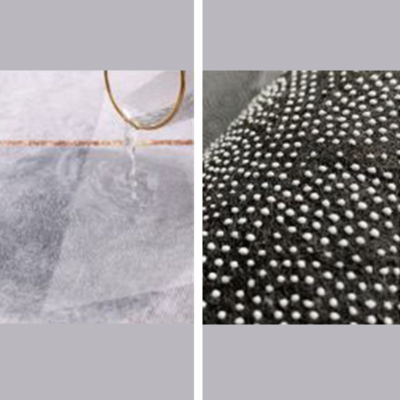 Minimalist Geometric Printed Carpet Non-Slip Backing Area Rug Polyster Rug for Living Room