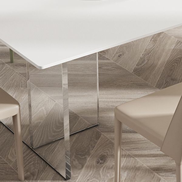 Modern Dining Set Stone 1/2/7 Pieces Dining Furniture for Home