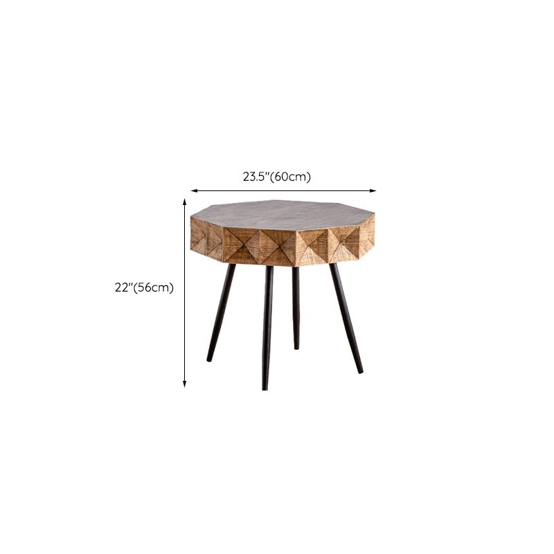 French Country Side Table Fully Assembled Accent Side Table for Bedroom