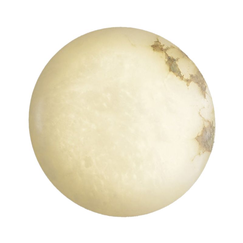 Round Shape Metal Vanity Light Modern Style 1 Light Vanity Light Fixture in Gold