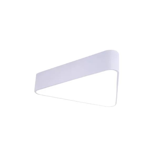 Slanke driehoekige LED-inbouwlamp van acrylmetaal in moderne stijl
