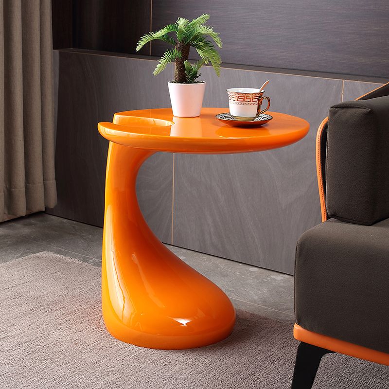 Contemporary Plastic Naturally Shaped Sofa Side Accent Table for Living Room