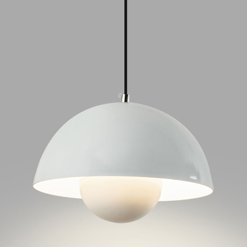 Modern Bud Shape Pendant Light Aluminum Colorful Hanging Pendant for Living Room