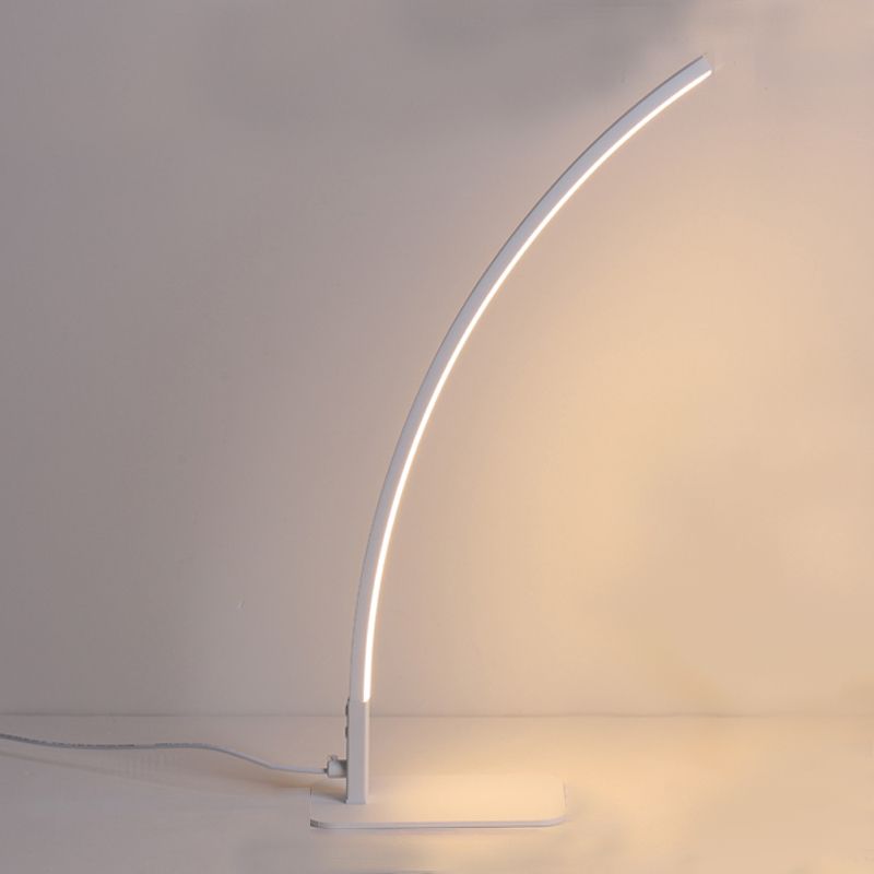 Lineal 1 mesa de luz luz lámparas de mesa de mesa de metal contemporáneas para dormitorio