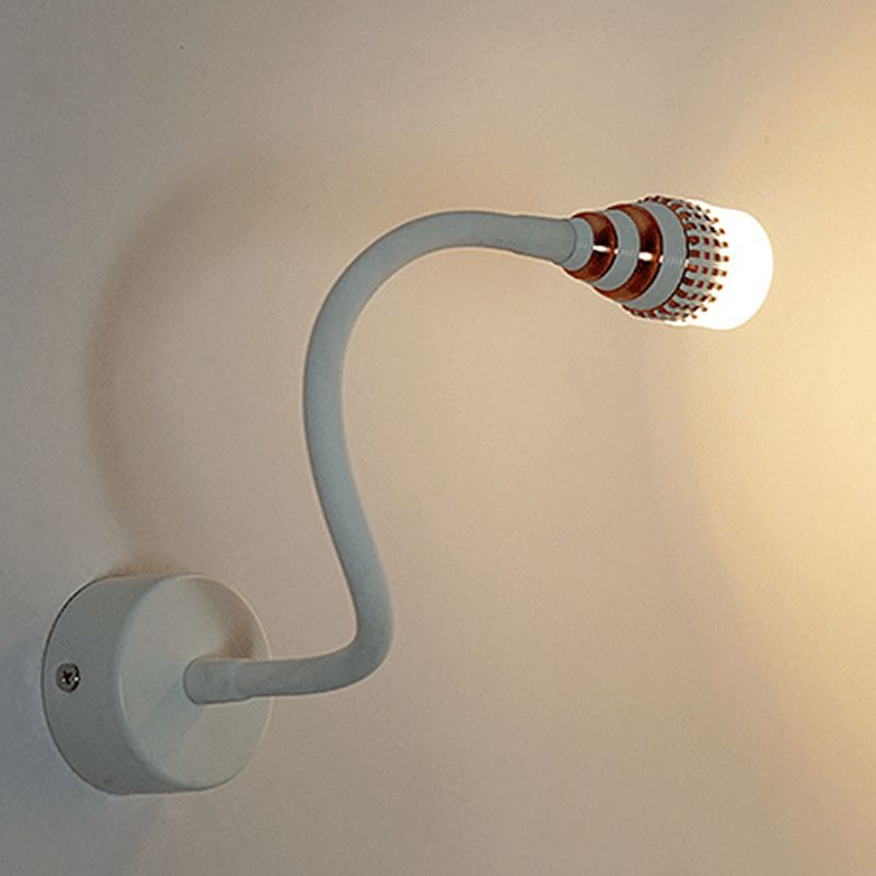 1 Light Geometric Wall Lighting Fixtures Modern Style Metal Wall Mounted Reading Lights