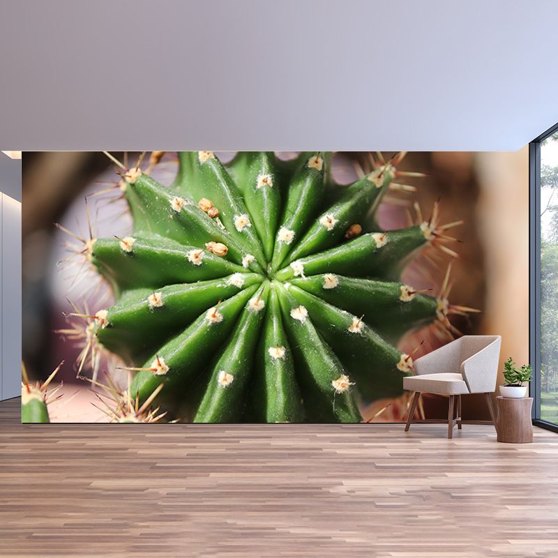 Green Plant Mural Wallpaper Home Decor Water Resistant Wallpaper for Dining Room