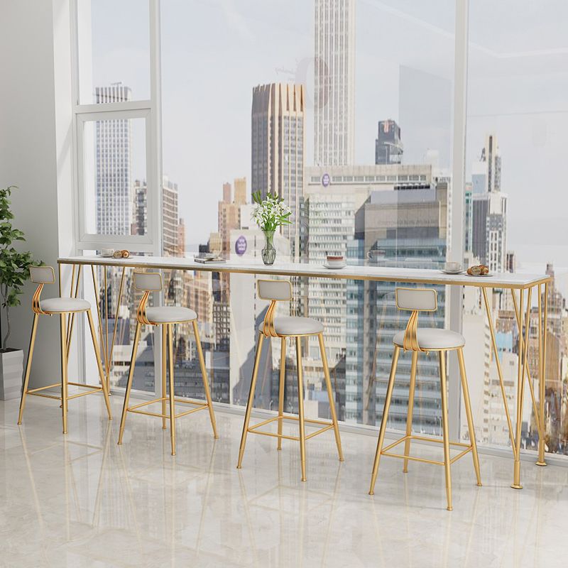 Mesa de altura de mostrador de la cafetería del escritorio de la barra del rectángulo del rectángulo moderno (la única mesa)