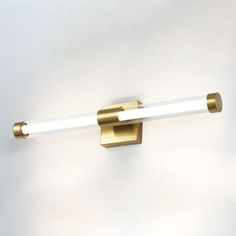 Contemporary Mirror Front Lighting LED Vanity Wall Light Fixtures with Acrylic Shade