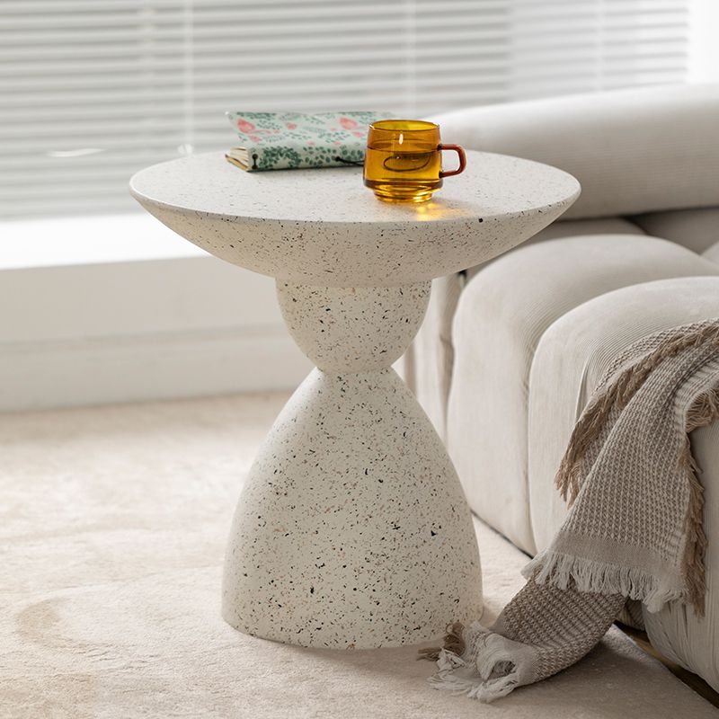 Metal Pedestal Coffee Table Contemporary White Coffee Cocktail Table